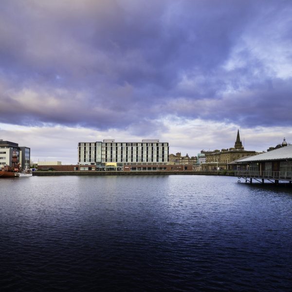 Dinner Bed and Breakfast for 2 at Apex City Quay Hotel and Spa, Dundee