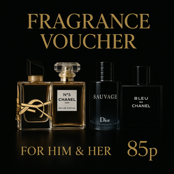 Luxury Fragrances - £75 Spend for 85p