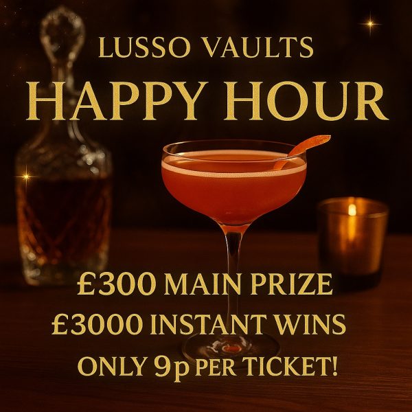 9p HAPPY HOUR! £300 MAIN PRIZE & £3000 INSTANT WINS INSIDE