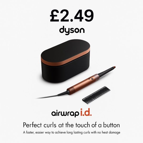 Dyson Airwrap I.D. Straight + Wavy Multi-Styler & Dryer £2.49