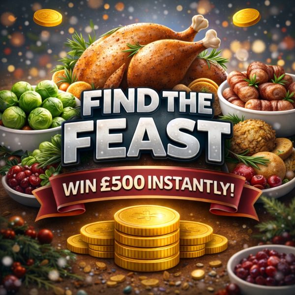 FIND THE FEAST - HUGE 50 X £500'S TO GRAB