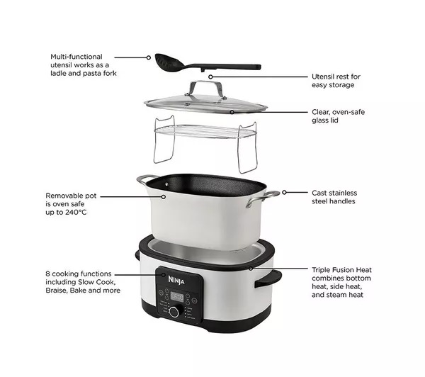 NINJA 8-in-1 SLOW COOKER 99P