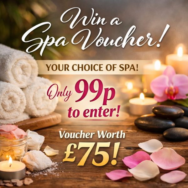 £75 SPA VOUCHER - YOU CHOOSE WHERE! 99P LOW ODDS