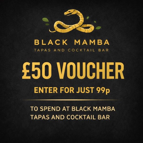 BLACK MAMBA TAPAS AND COCKTAIL BAR DUNDEE - £50 VOUCHER